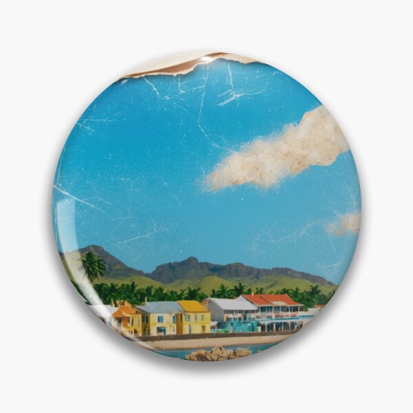 Item preview, Port Louis Mauritius Vintage Travel Retro Postcard Design designed and sold by TravelPostcardGems.