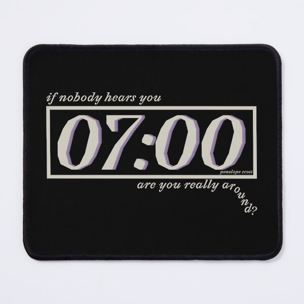 Item preview, 7 O'Clock Penelope Scott designed and sold by GreatAndNerdy.