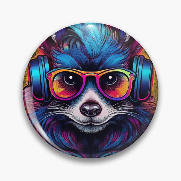 Item preview, Graffiti Skunk in Headphones and Shades designed and sold by Boxing Kangaroo Retail Company.