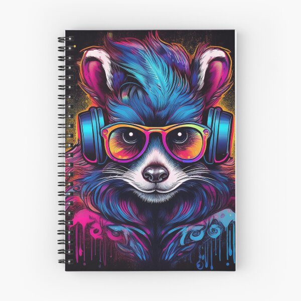 Item preview, Graffiti Skunk in Headphones and Shades designed and sold by Boxing Kangaroo Retail Company.