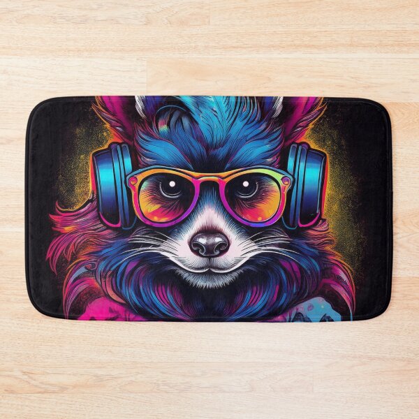 Item preview, Graffiti Skunk in Headphones and Shades designed and sold by Boxing Kangaroo Retail Company.