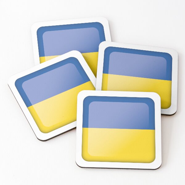 Item preview, Icon representing a square button with the flag of Ukraine. Ideal for catalogs of institutional materials and geography designed and sold by LucianoCosmo.