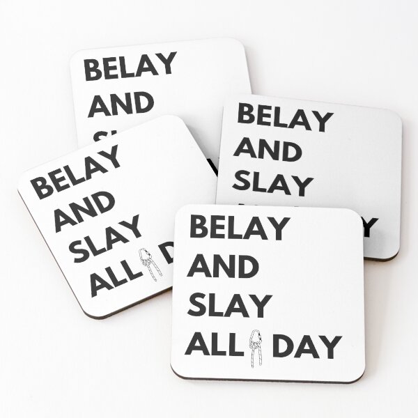 Item preview, Belay and Slay designed and sold by LatonaGoods.