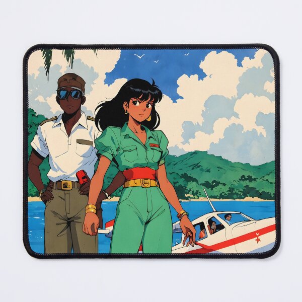 Item preview, Zinguinchor Senegal Retro Anime Girl 80s Vintage Travel designed and sold by Retro-Anime9.