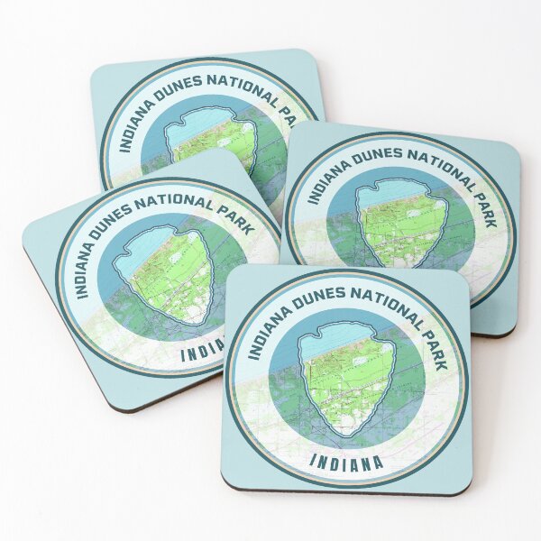Item preview, Souvenir Map - Indiana Dunes National Park designed and sold by Willz Designz.