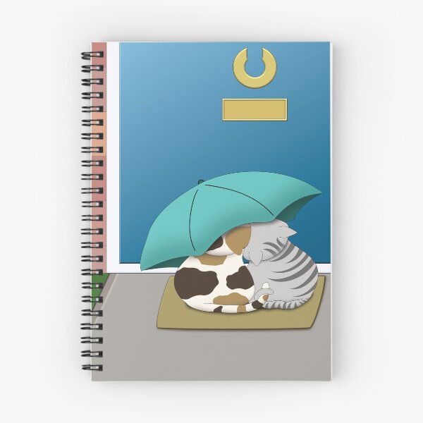 Item preview, Lloviendo sobre los gatos designed and sold by ChilliAndNutmeg.
