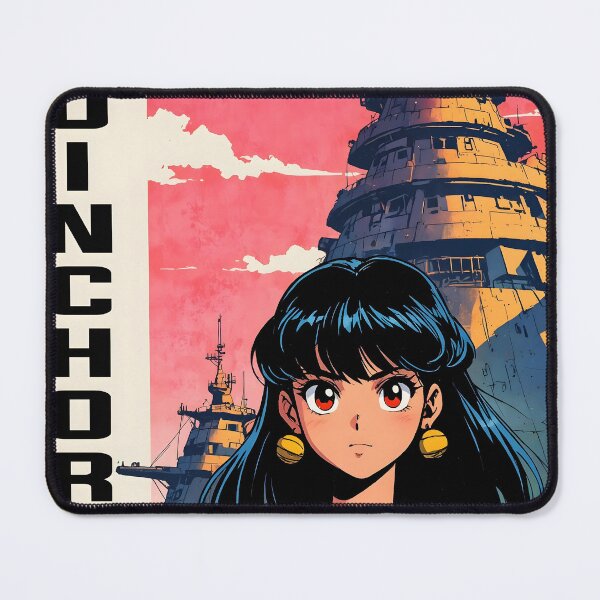 Item preview, Zinguinchor Senegal Retro Anime Girl 80s Vintage Travel designed and sold by Retro-Anime9.