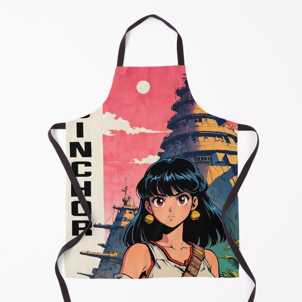 Item preview, Zinguinchor Senegal Retro Anime Girl 80s Vintage Travel designed and sold by Retro-Anime9.