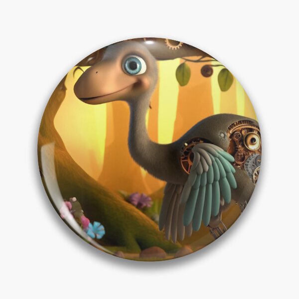 Item preview, Steampunk Ornithomimus designed and sold by Sillytoe.