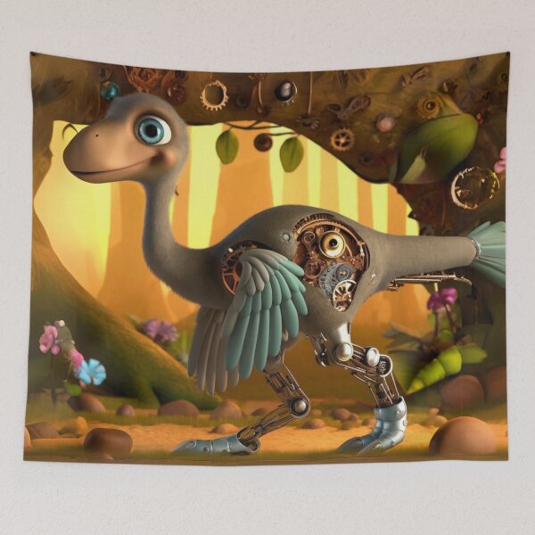 Item preview, Steampunk Ornithomimus designed and sold by Sillytoe.