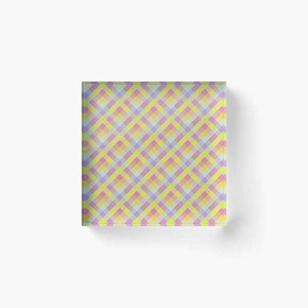 Item preview, Multicolored Vertical Checkered Gingham Pattern designed and sold by Artistestella.