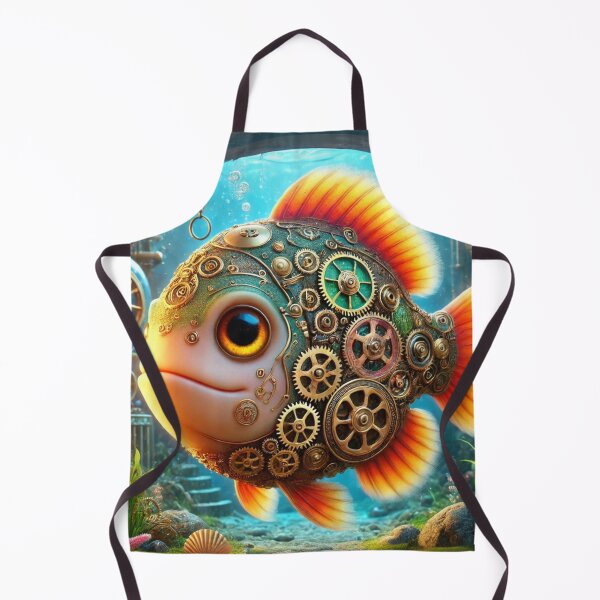 Item preview, Steampunk Oscar Fish designed and sold by Sillytoe.