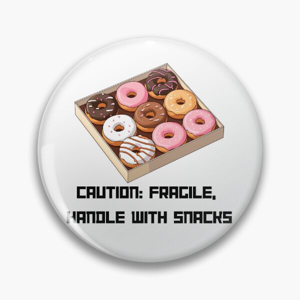 Item preview, Fragile handle with snacks designed and sold by InkGlow.
