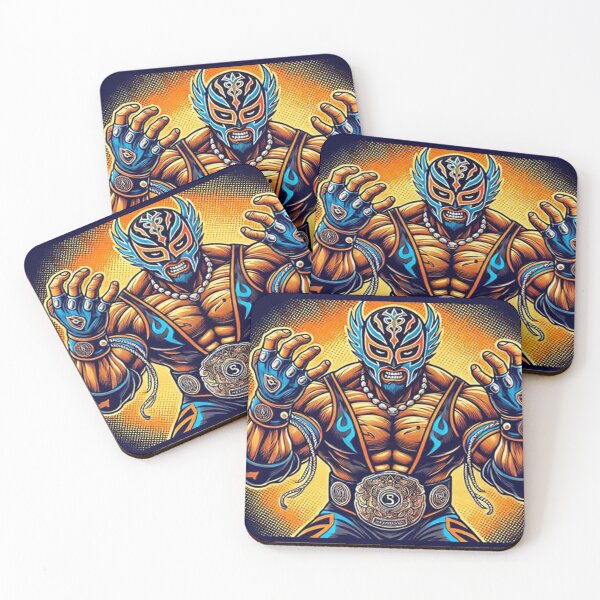 Artikelvorschau, Lucha Libre Graphic Art Nr. 6 – Maskiertes Wrestler-Design für Fans entworfen und verkauft von Punkfan91.