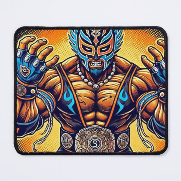 Artikelvorschau, Lucha Libre Graphic Art Nr. 6 – Maskiertes Wrestler-Design für Fans entworfen und verkauft von Punkfan91.