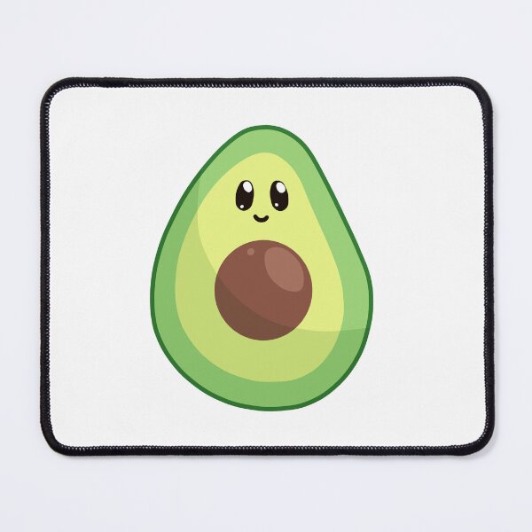 Item preview, Avocado smiling kawaii digital art designed and sold by ZerpaGiovanna.