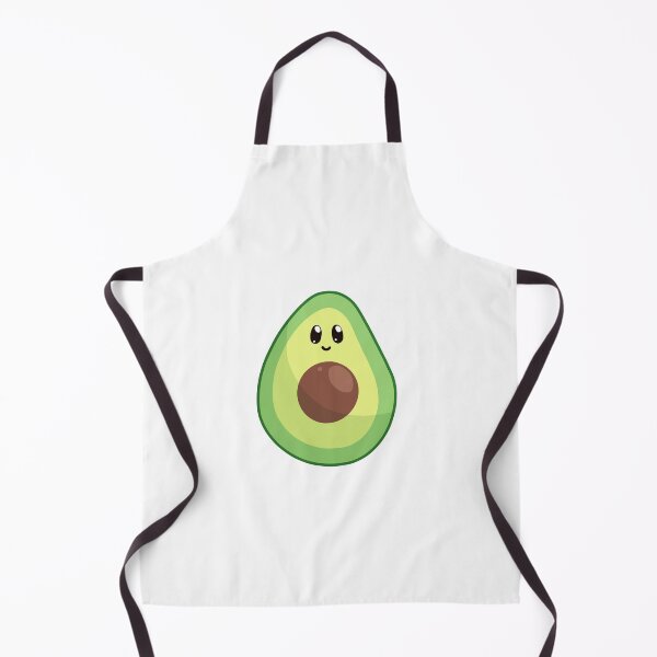 Item preview, Avocado smiling kawaii digital art designed and sold by ZerpaGiovanna.