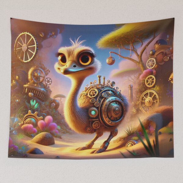Item preview, Steampunk Ostrich designed and sold by Sillytoe.