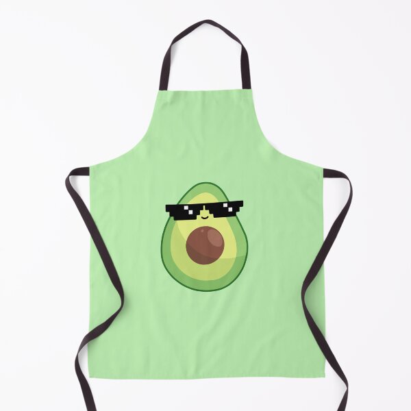 Item preview, kawaii smiling avocado design with sunglasses designed and sold by ZerpaGiovanna.