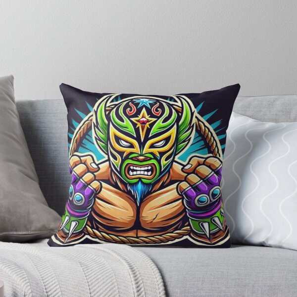 Aperçu de l'œuvre Lucha Libre Graphic Art #8 - Conception de catcheur masqué pour les fans créée et vendue par Punkfan91.