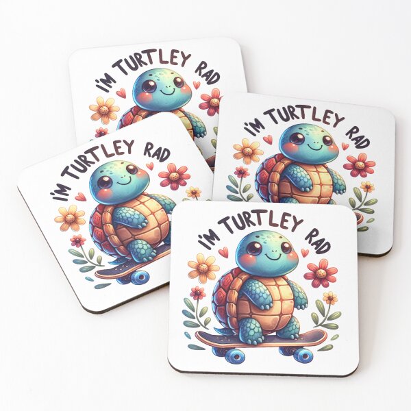 Item preview, I’m Turtley Rad designed and sold by My Joyful Charm Store.