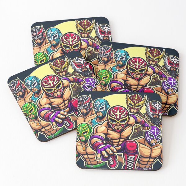 Artikelvorschau, Lucha Libre Graphic Art Nr. 11 – Maskiertes Wrestler-Design für Fans entworfen und verkauft von Punkfan91.