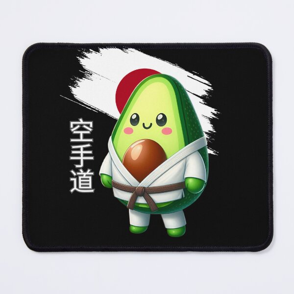 Artikelvorschau, Avocado kawaii japanischer Karateka entworfen und verkauft von ZerpaGiovanna.