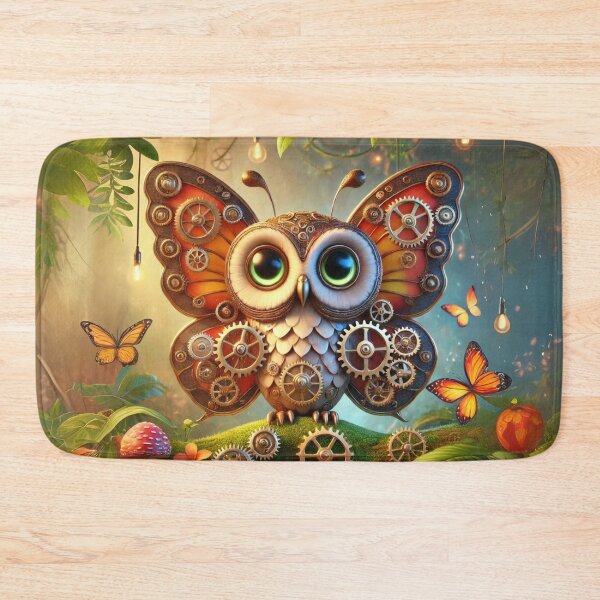 Item preview, Steampunk Owl Butterfly designed and sold by Sillytoe.