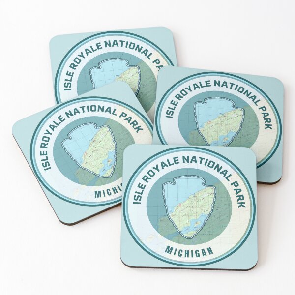 Item preview, Souvenir Map - Isle Royale National Park designed and sold by Willz Designz.