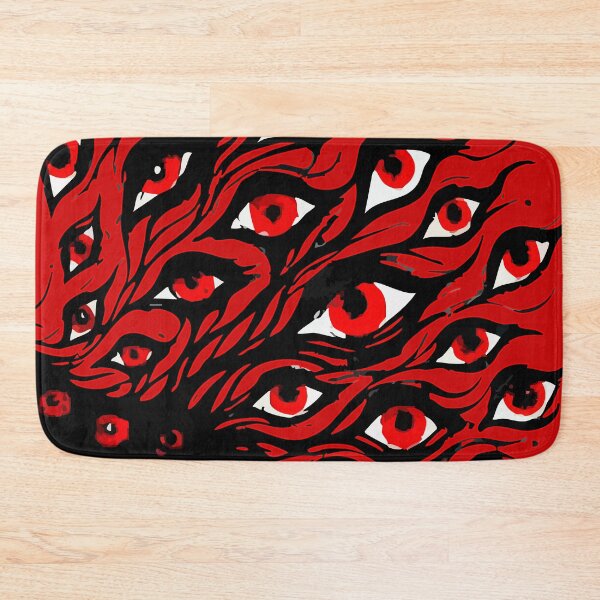 Item preview, Demon Dog Many Eyes Pattern Goth Sumie designed and sold by TomFrontierArt.