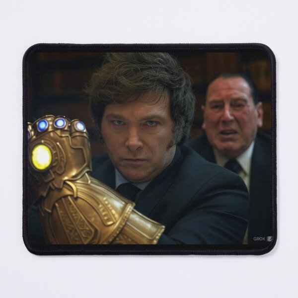 Item preview, Javier Milei Infinity – "I Am Inevitable" designed and sold by MechanicalART.