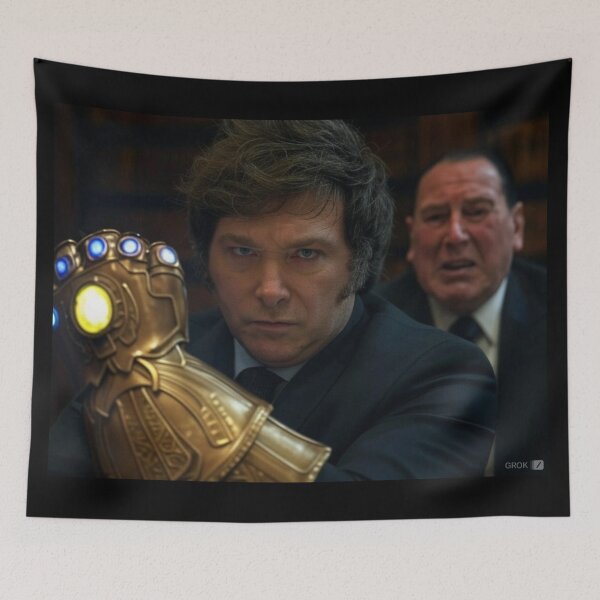 Item preview, Javier Milei Infinity – "I Am Inevitable" designed and sold by MechanicalART.