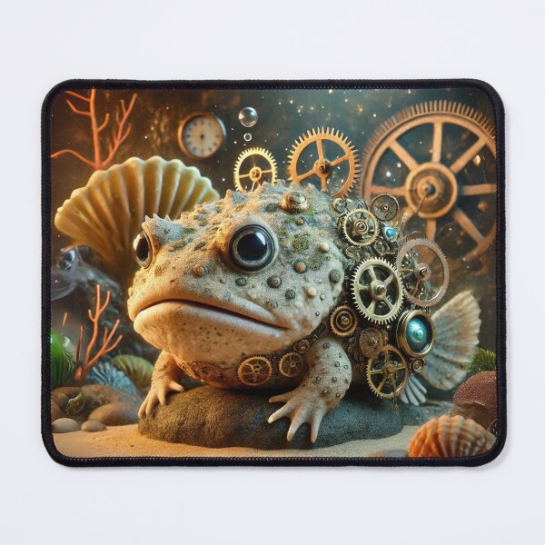 Item preview, Steampunk Oyster Toadfish designed and sold by Sillytoe.