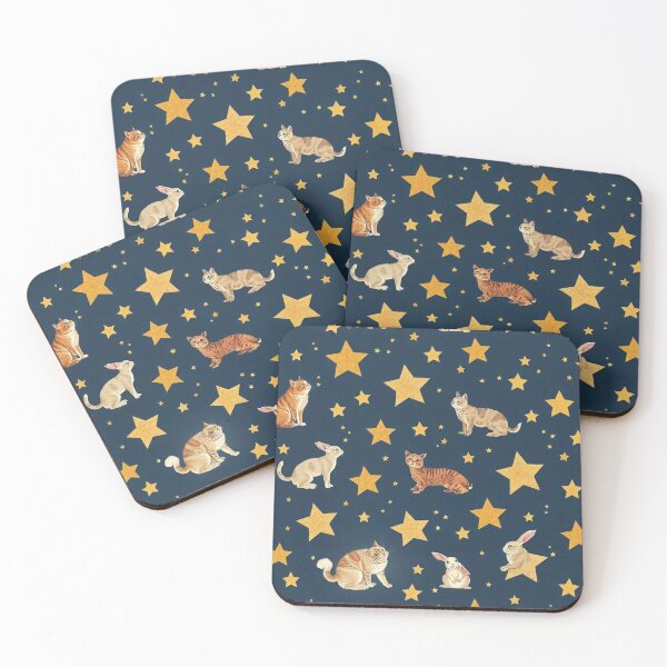 Item preview, Starry Animal Seamless Pattern designed and sold by hjian8219.