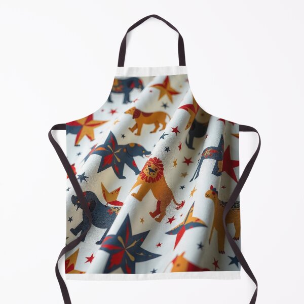 Item preview, Starry Animal Seamless Pattern designed and sold by hjian8219.