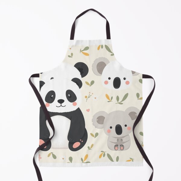 Item preview, Cute Panda and Koala Seamless Pattern designed and sold by hjian8219.
