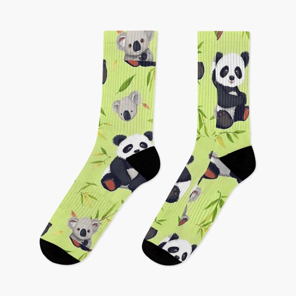 Item preview, Cute Panda and Koala Seamless Pattern designed and sold by hjian8219.