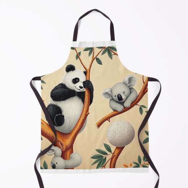 Item preview, Cute Panda and Koala Seamless Pattern designed and sold by hjian8219.