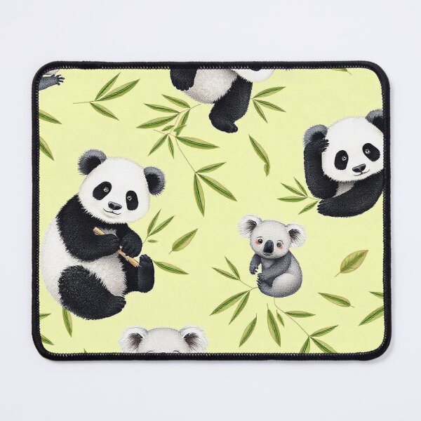 Item preview, Cute Panda and Koala Seamless Pattern designed and sold by hjian8219.