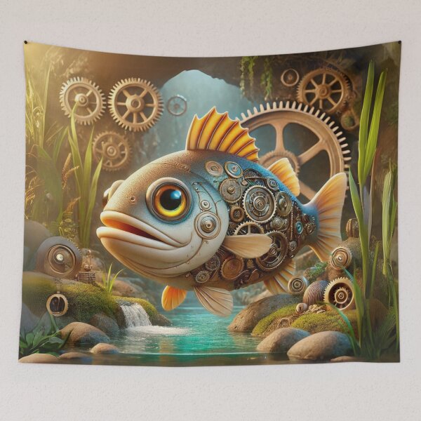 Item preview, Steampunk Ozark Bass designed and sold by Sillytoe.