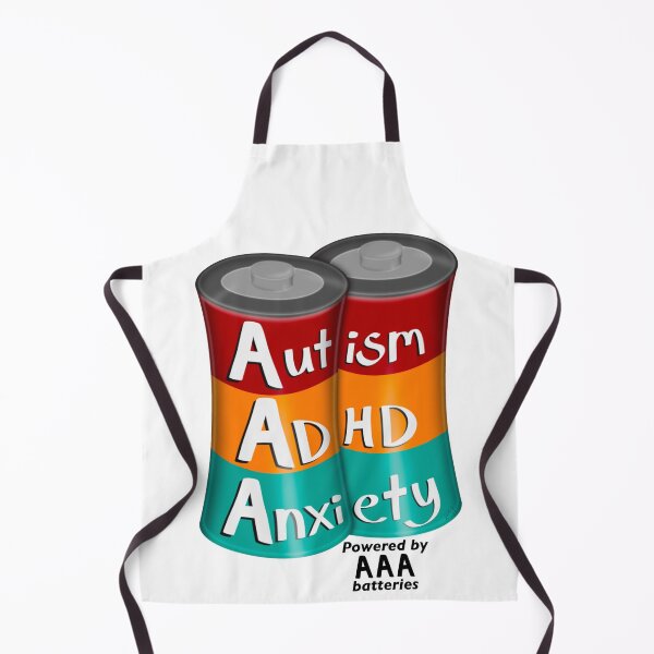 Item preview, AAA batteries 2.0 - neurospicy version designed and sold by zan doodles.