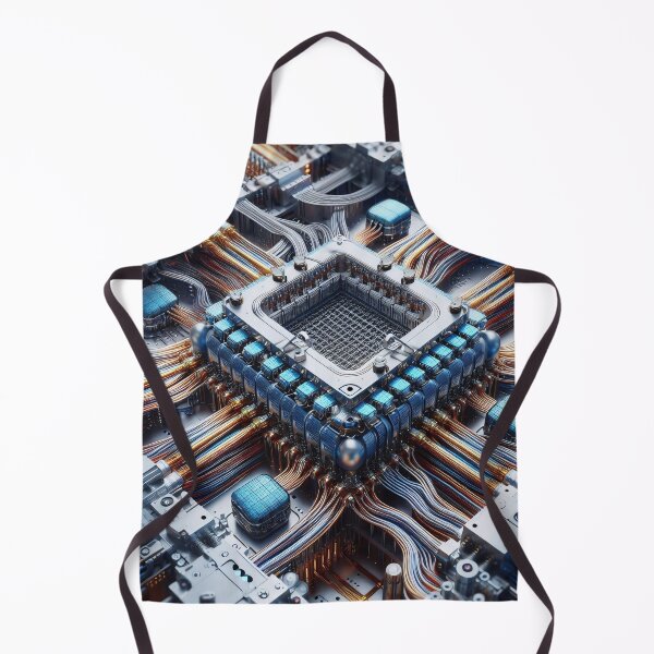 Item preview, A complex network of wires and circuits forms a mesmerizing digital landscape designed and sold by homydesign.