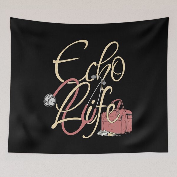 Item preview, Echo Life Cardiologist Echo Tech Echocardiography Technician Sonographer designed and sold by HosvPrint .s.