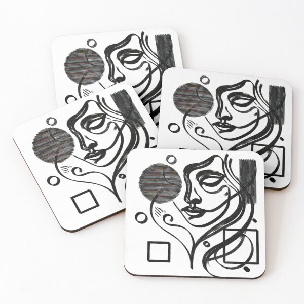 Item preview, Minimalist Lines of a Human Face v3 designed and sold by KriticalDesigns.