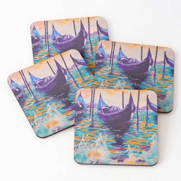 Item preview, Venice - Golden Hour Gondolas designed and sold by ArtbyAlinaGH.