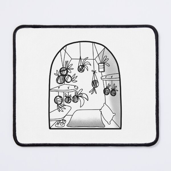 Item preview, Greyscale Terrarium with sleeping nook designed and sold by jazzydevil.