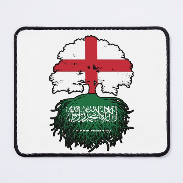 Item preview, Saudi Arabia Saudi English England Tree Roots Flag designed and sold by FlagX.