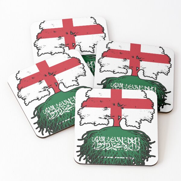 Item preview, Saudi Arabia Saudi English England Tree Roots Flag designed and sold by FlagX.