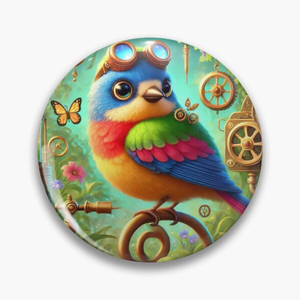 Item preview, Steampunk Painted Bunting designed and sold by Sillytoe.