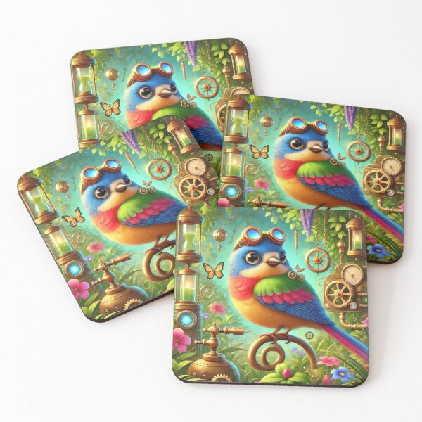Item preview, Steampunk Painted Bunting designed and sold by Sillytoe.